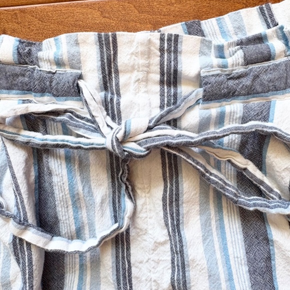 Express Shortie High Waist 100% Cotton Womens L Striped - Picture 4 of 9